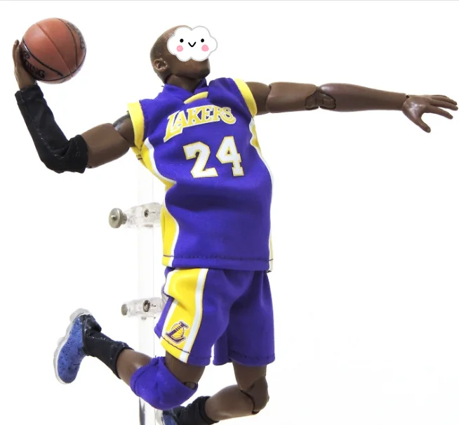Customized basketball player kobe collectible  action figure 3d PVC action figure