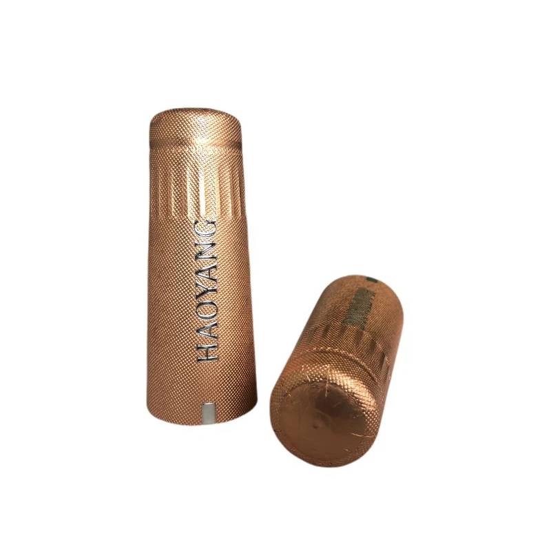 The Best Custom Logo Heat Shrinkable Capsule Pvc Heat Shrink Capsules Gold Aluminum Foil Capsule