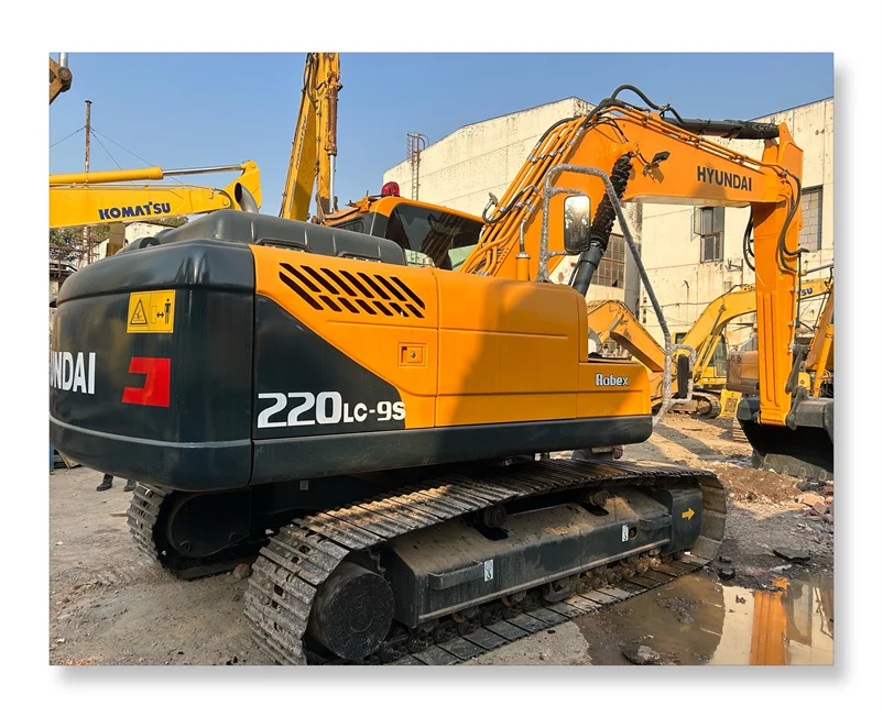 Korean Made Excavator hyundai 220lc-9s latest model Robex Hyundai 220 220-9 R220 R220LC-9S Excavators Used Hydraulic Digger