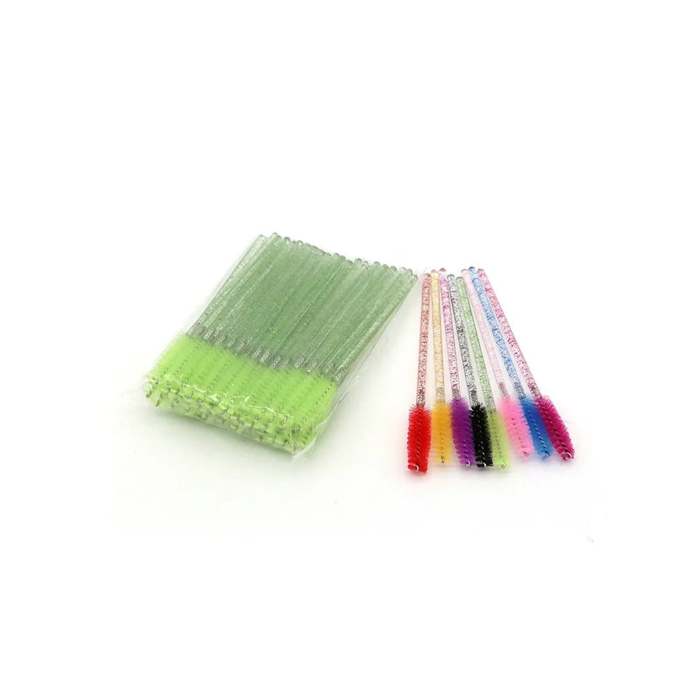 Lash Wands Starry Multicolor Disposable Colorful Mascara Brush Head Lash Eyelash Spoolie Makeup Tools Kit