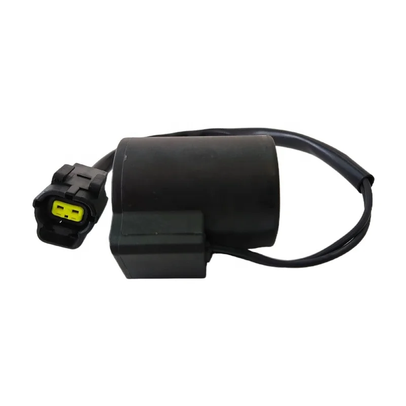 Hot Sale High Quality Excavator Electric Parts Solenoid Valve Coil with Plug 24V/12V for DX60