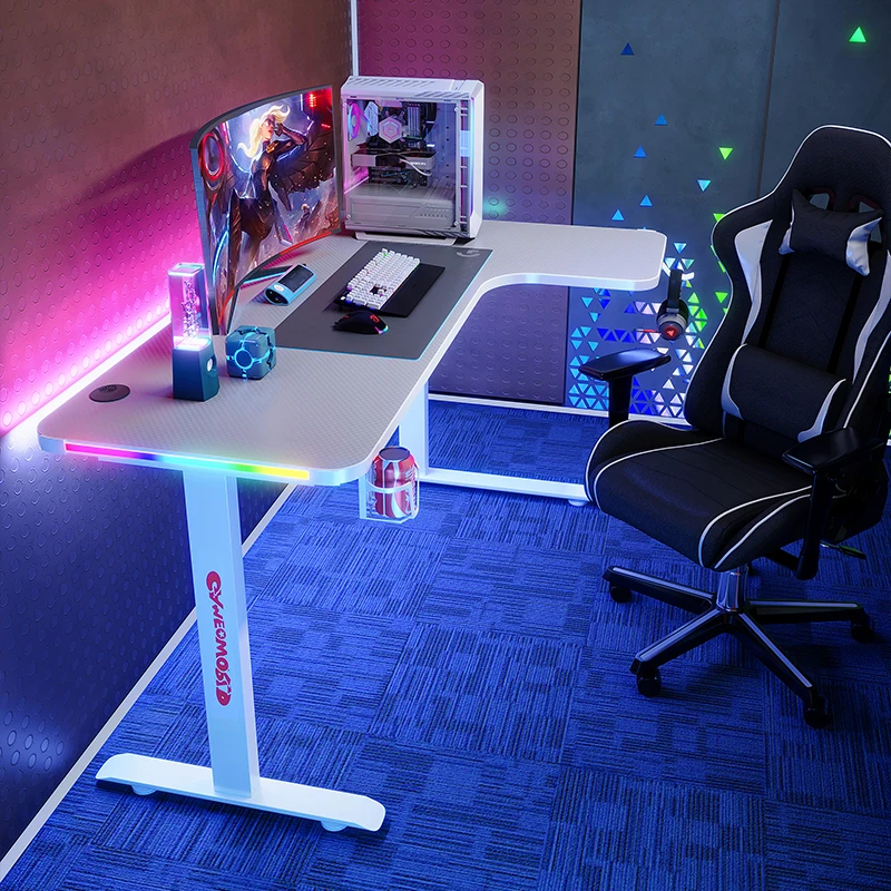 YZ 2024 Лидер продаж высококачественный современный дизайн компьютерный стол черный игровой