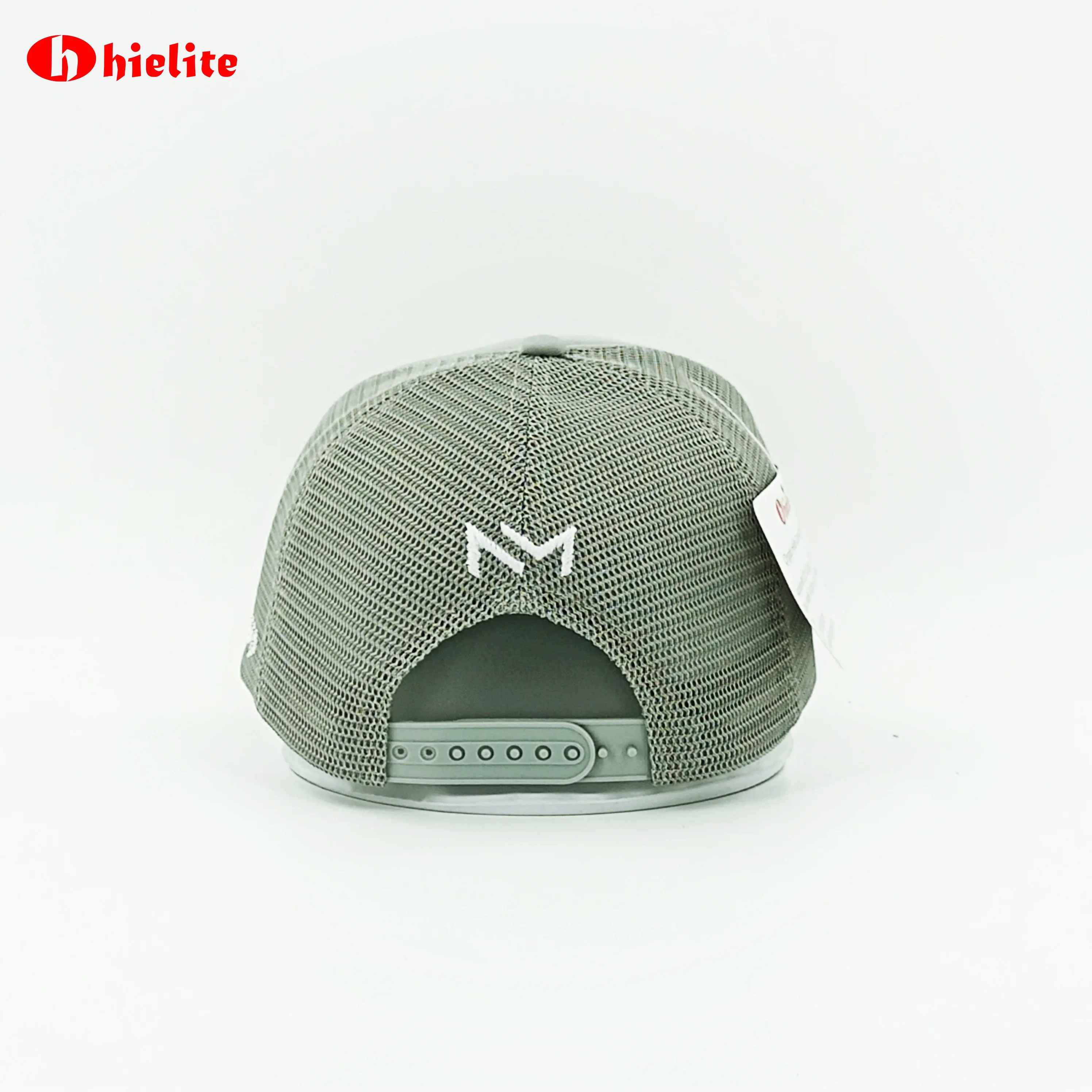 Wholesale Custom Mesh Trucker Hat 55% Cotton 45% Polyester Blue Headwear with Embroidery OEM Service Opp Bag Packing