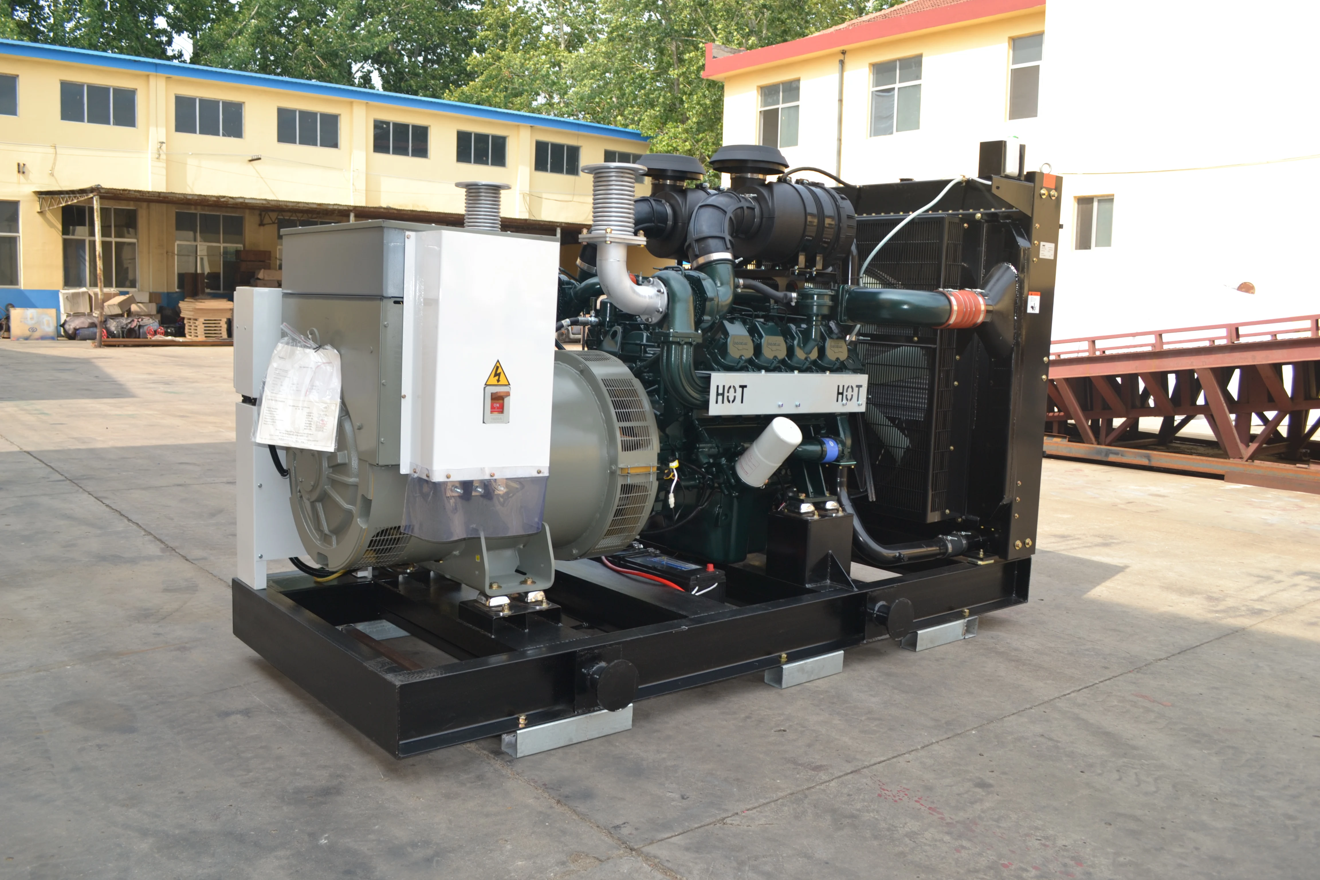 500kw открытого дизельного генератора мощностью 3 фазы 4 провода