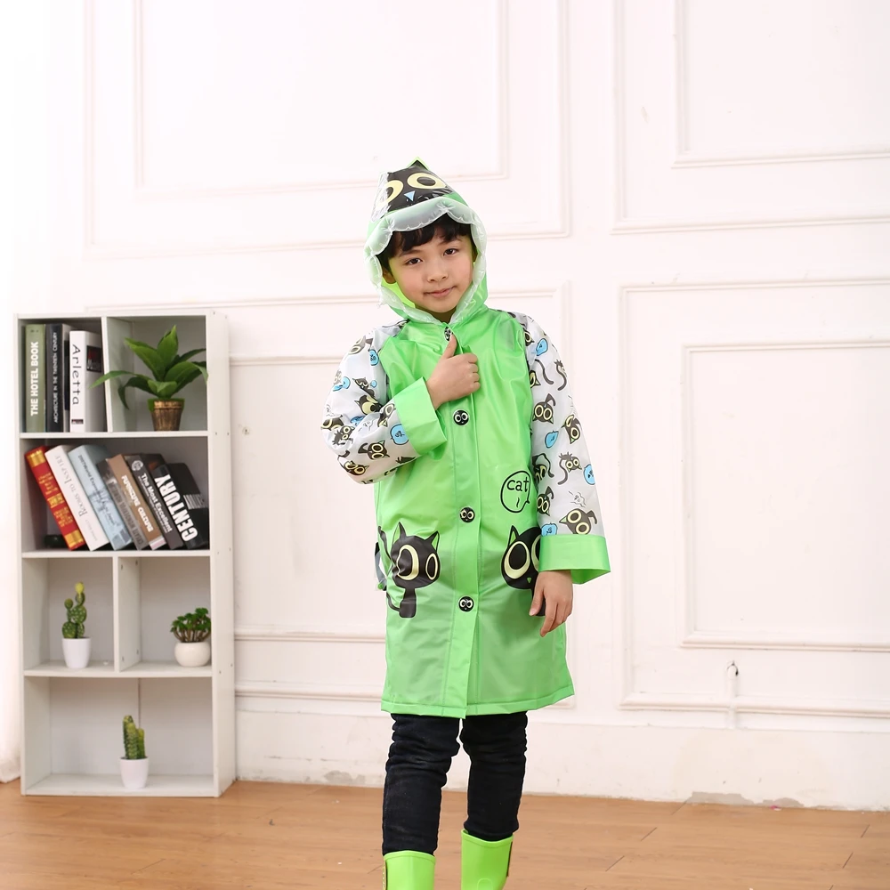 Children Favorite Cute Raincoat Protect Book Bag In The Rain