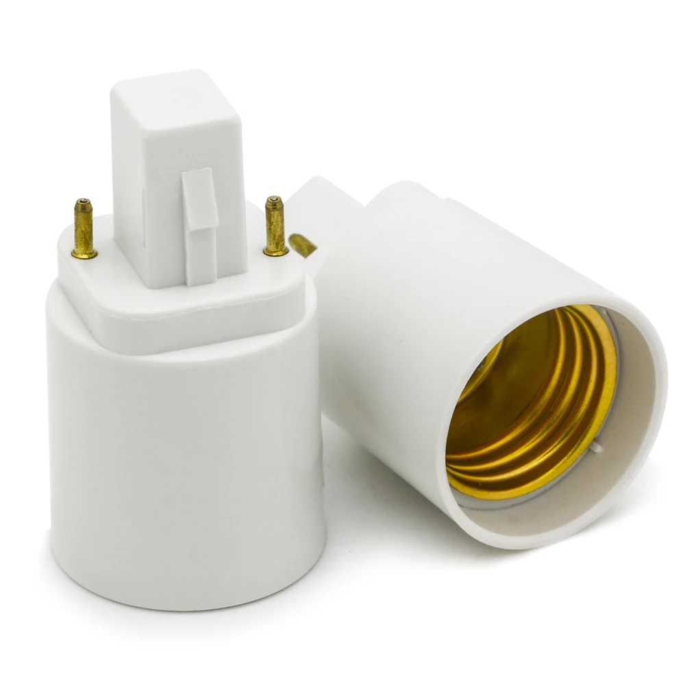 Hot Seller PBT Anti-Fire G24D Convert to E27 Socket G24 to E27 Adapter