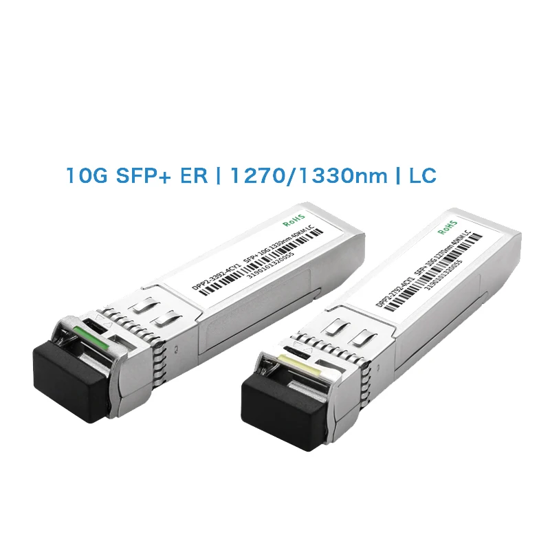 Одномодовый волоконно-оптический модуль SFP SM LC 10G 10/20/40 км совместимый с переключателем Cisco/Mikrotik