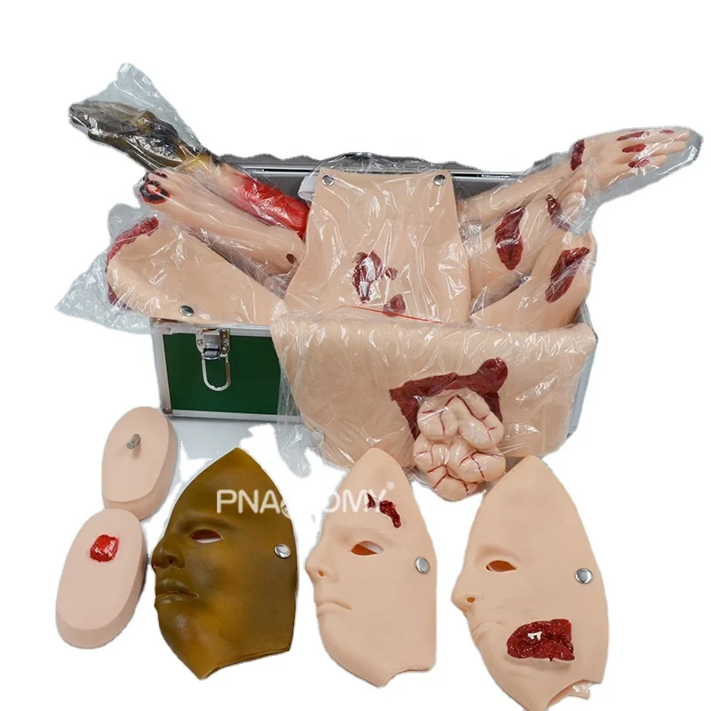 Trauma Evaluation Model Burned Skin Manikin Medical Teaching Tool Educational Equipment