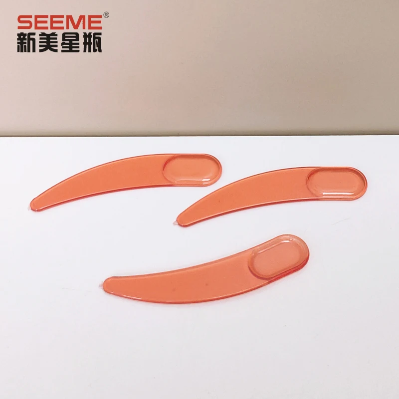 Custom White Pink Purple Green Black Plastic Spatula Face Cream Mask Mixing Spoon Cosmetic Spatulas Makeup Spoon