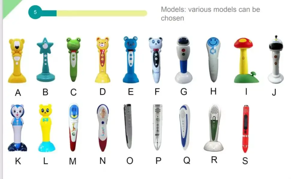 Kids Learning Device Talking Reading Pen Smart Early Educational Reader Pen Baby Learning Toys With books