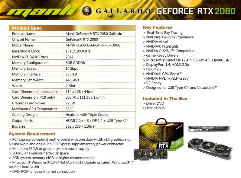 IGame GeForce RTX 2080 Ti Vulcan профессиональная поставка интеллектуальная аналитика данных супер