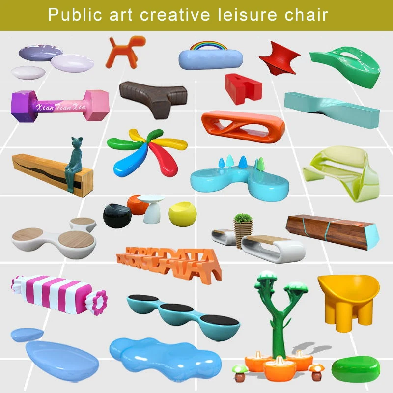 Y019 Modern Special lazy sofa bulge stool frog shaped arm sex chair Fiberglass outdoor garden home Furniture leisure relax Chair