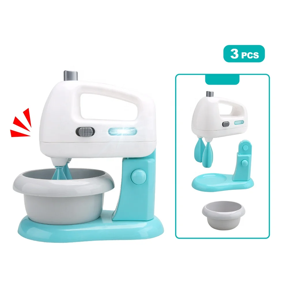 Kids Plastic Home Appliances Cooking Accessories Pretend Play Set Kitchen Blender Toy Kitchen Series for Kids Girls