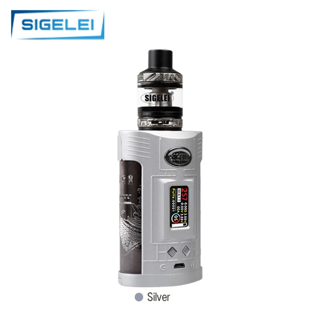 
100% Authentic Electronic cigarettes Sigelei GW 257W 20700 TC Kit with F Tank 