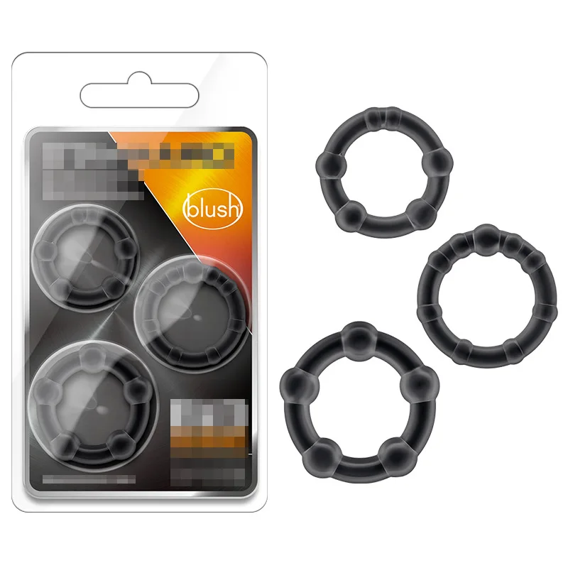 Hot sale purple Delay Ring Toys Sex Adult Quarter Magnet Cock Ring for Men Toy Penis Ring