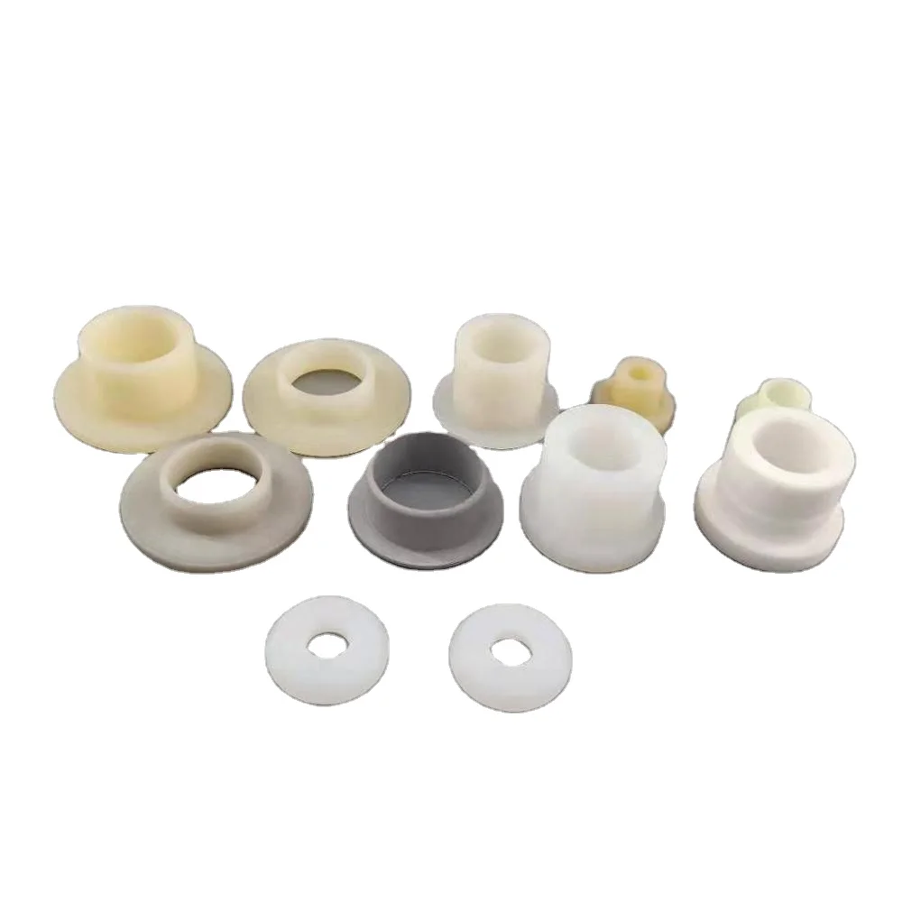 Factory supply OEM white plastic nylon insulating shoulder washer