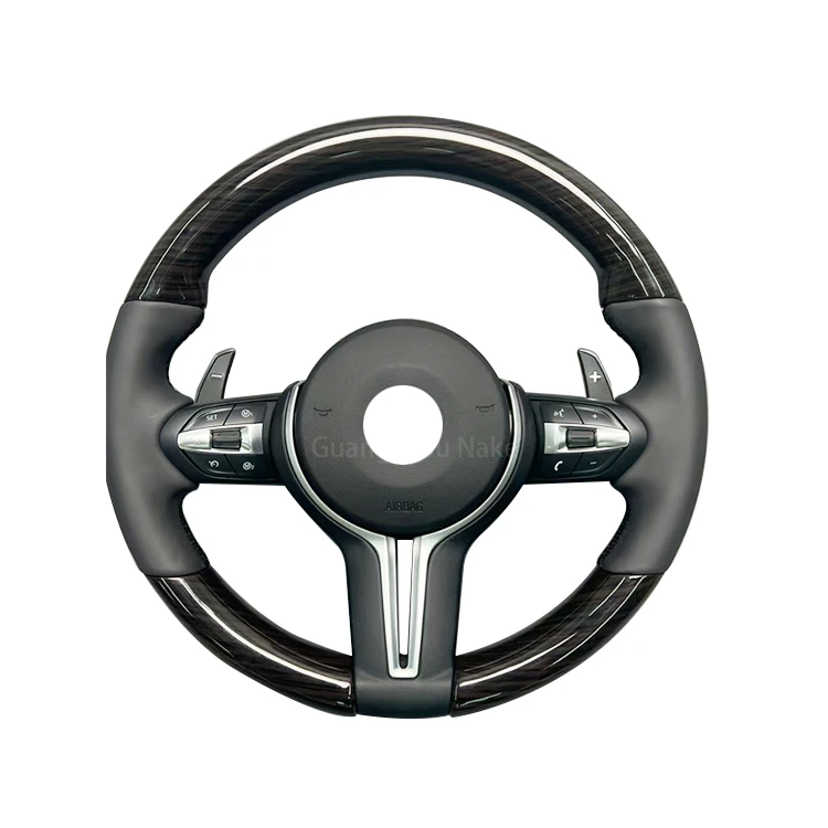 For BMW 3/4/5/x5 Series F30 F10 F15 F16 F06 F32 F26 f25 E46 E36 E-F Series Sports Style Steering Wheel Upgrade carbon fiber