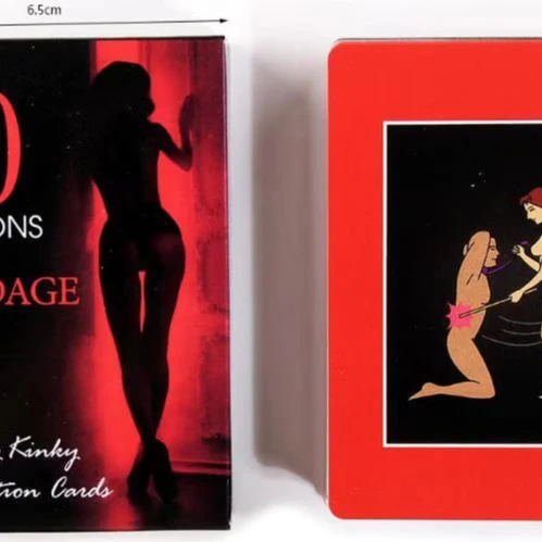 BESTCO 18+ 50 positions of bondage adult card sex card party game sex toy