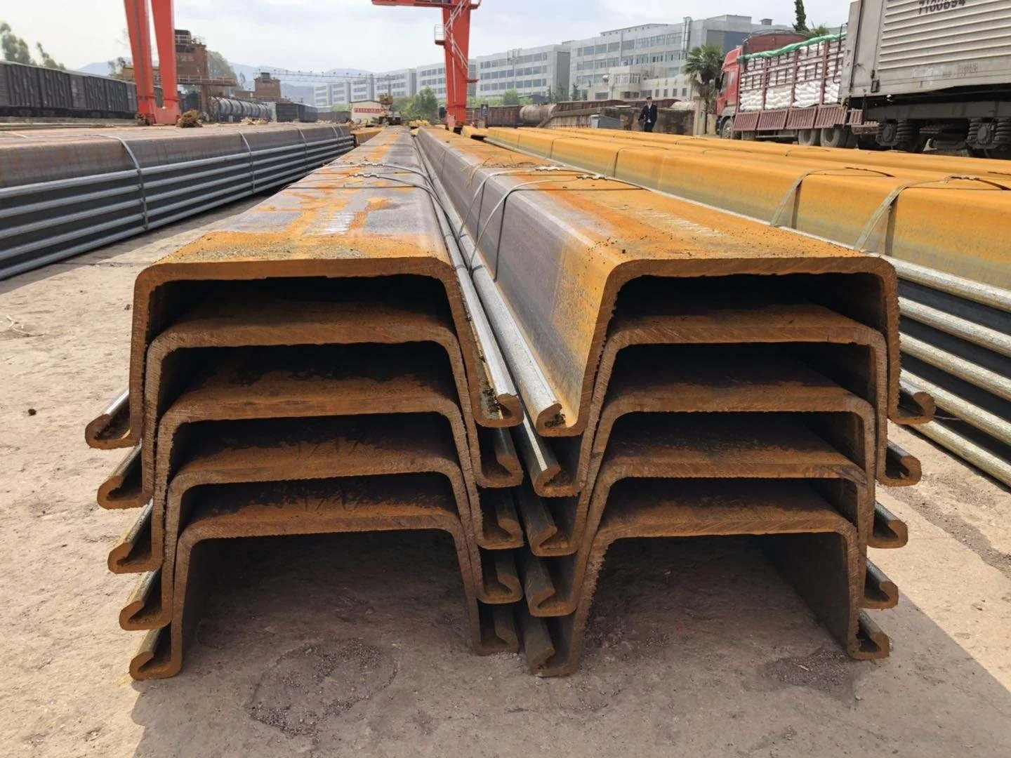 
China manufacturer 400*125/400*170 hot rolled U Steel Sheet Piles 