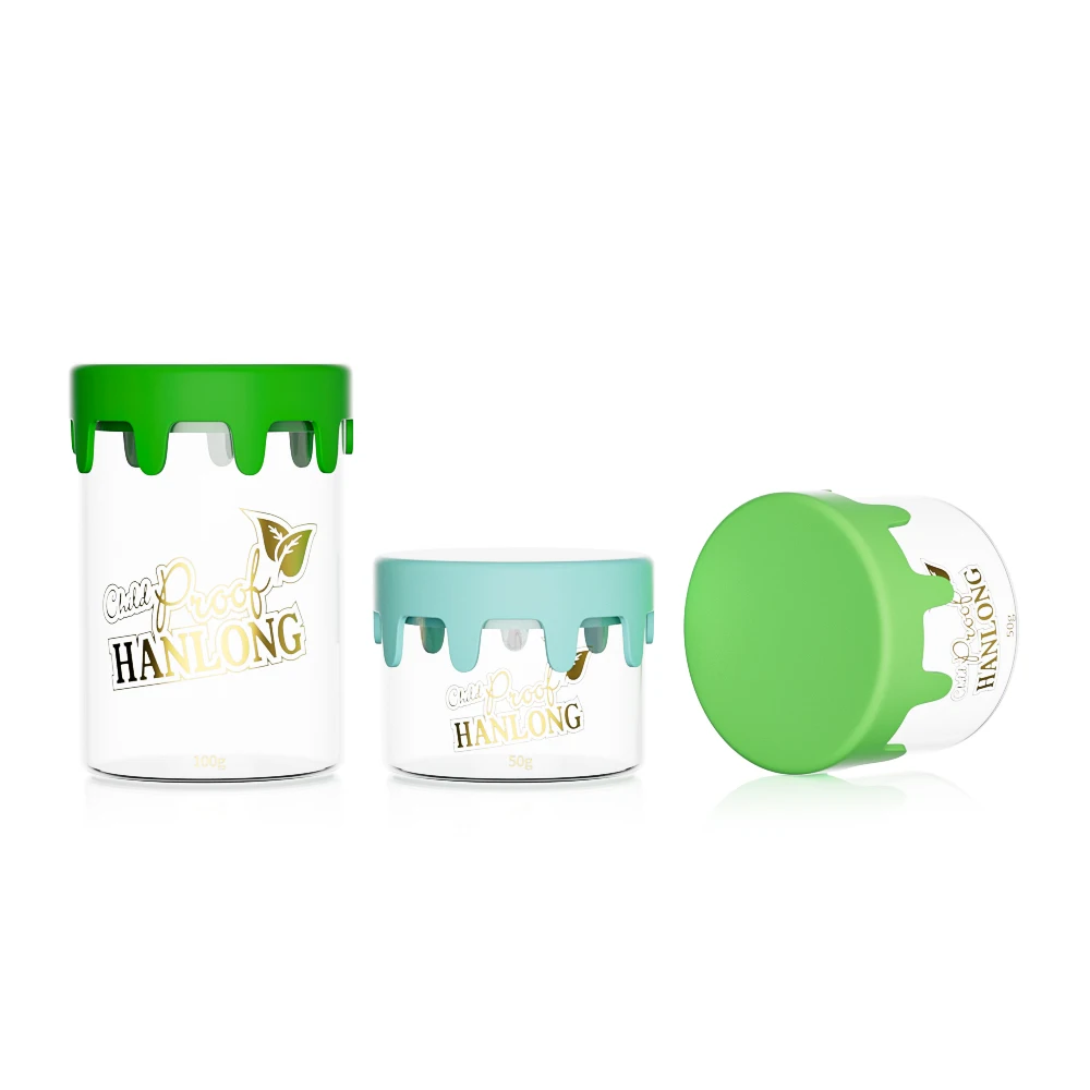 Factory price customized 5ML silicone container silicone jars wax container for wax oil/Silicone jar