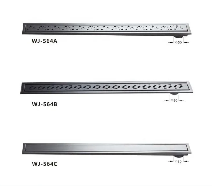 Hot sale and factory supply bathroom accessories linear floor shower drainage