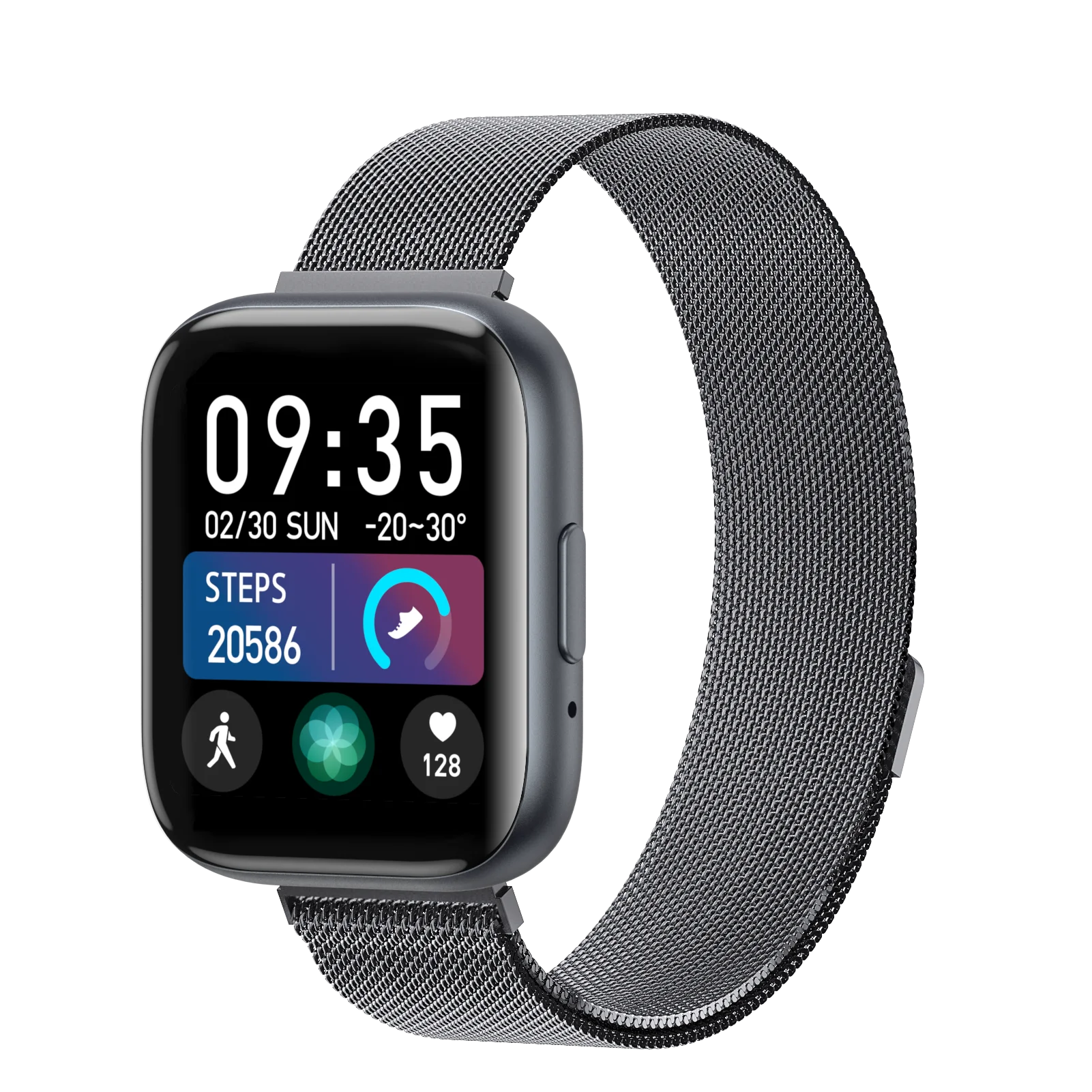 
T99 Smart watch Waterproof Smartwatch 1.55ips Double strap dial switch IPX5 waterproof 