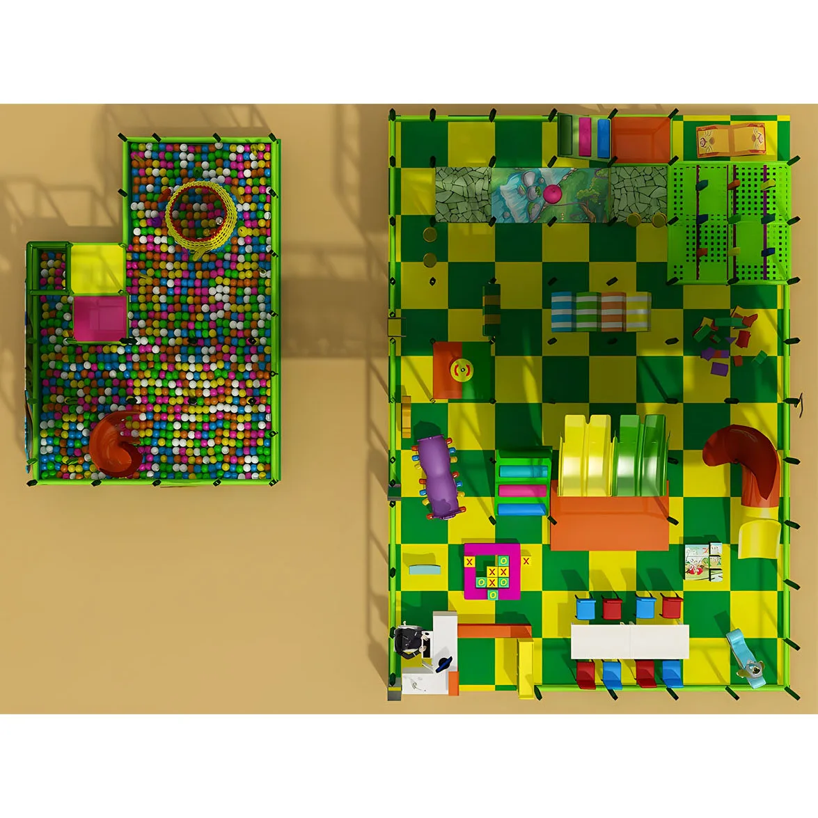 Jungle Theme Kids Play Park Games Indoor Soft Play Playground For Adventure Park