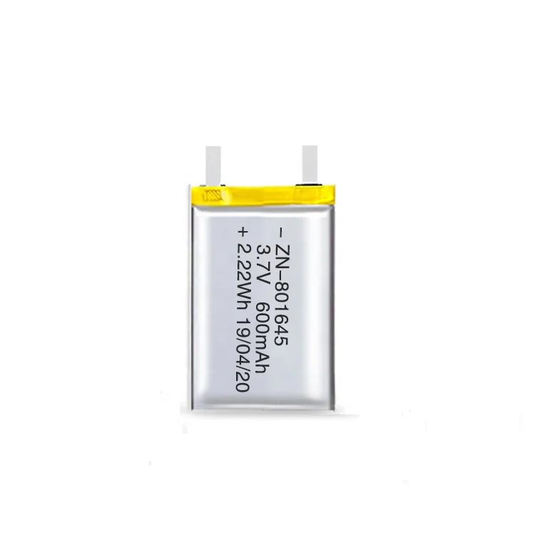 Custom Rechargeable 3.7V 600Mah 190Mah 1900Mah 1950Mah 2100Mah Li-Polymer Li Lithium Polymer Lipo Battery Cell