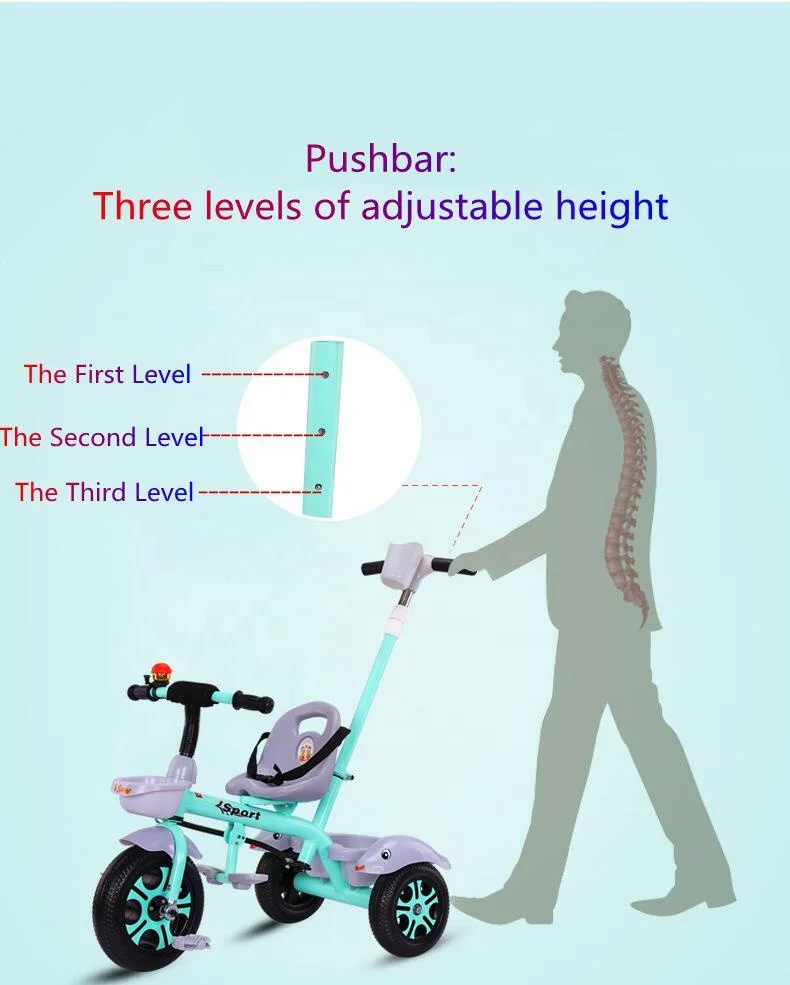 Fast Delivery Stock Baby Tricycle Kids 3 Wheels Tricycle Children Exercise Bike