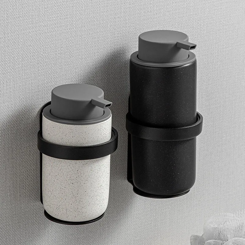 Factory wholesale elegant manual foaming ceramic soap dispenser