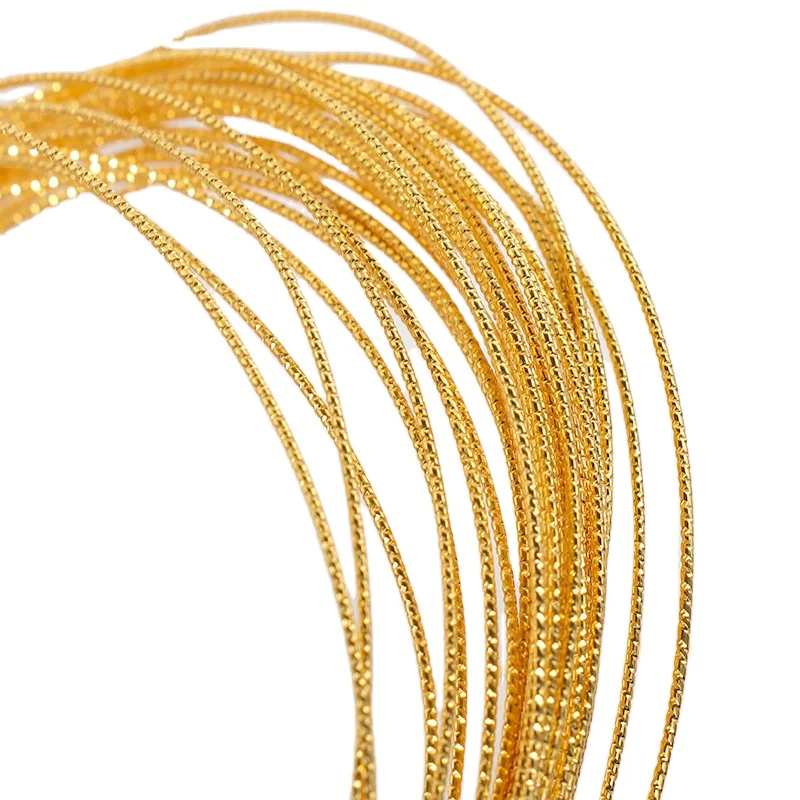 Hobbyworker 10 м/рулон, 18K, 14K, золото, твердое тусклое, медная проволока для изготовления ювелирных изделий, аксессуары T2014