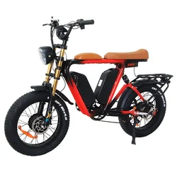 Electric Bike for Sale 750W 1000W Motor 48V 52V 22Ah Fat tire 20 Wheel Electric City Bike 7 Speed Electric City Bicycle