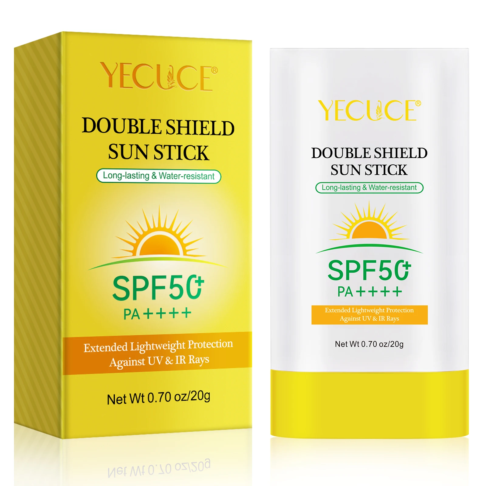YECUCE Wholesale Natural Sunscreen Stick Mineral Blush Sunblock Uv Sun Protection Cream SPF 50 Sunscreen Stick For Face And Body