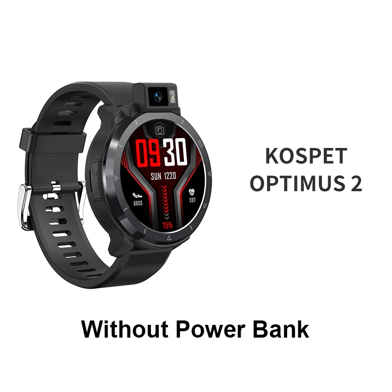 KOSPET Optimus 2 Smart watch 1.6 inch 400*400 HD Screen 13MP Rotatable Camera  4GB 128GB Face ID GPS Smartwatch with sim card