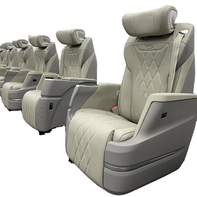 Electric Heating Reclining Massage Swivel Car Seats For Modification MPV RV Vip Luxury Camper Van Motor Home