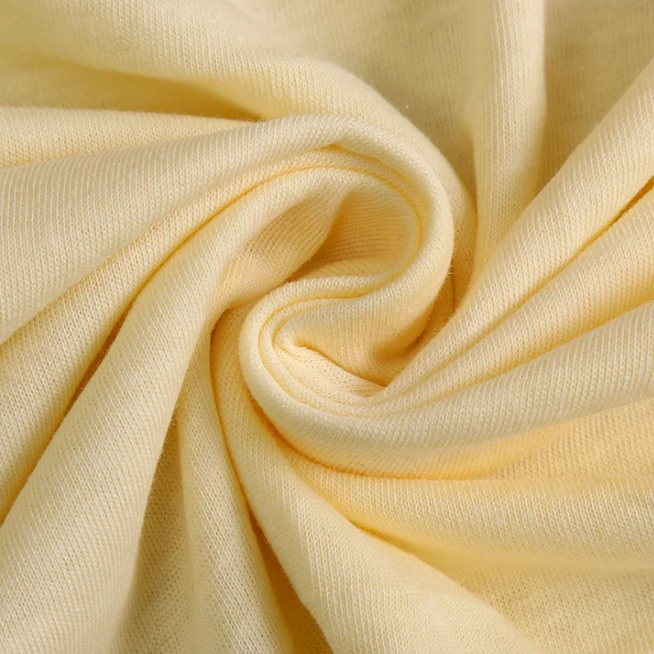 High quality soft feel 100% cotton comfortable  jersey fabric for baby t shirt trousers