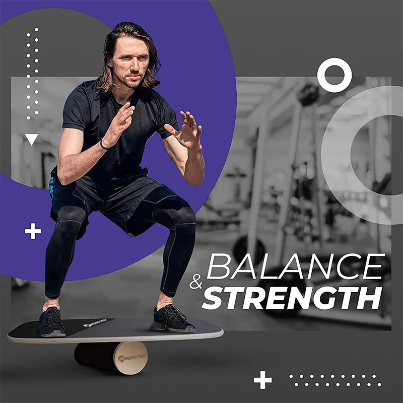 
wood cutting fit balance board trainer wooden with adjustable stoppers 