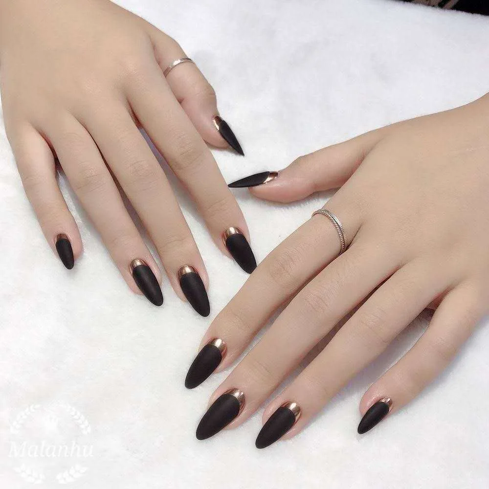 Pro Nail Extension Stiletto Long Full Cover Gel Tips Press On Nails For Wholesale
