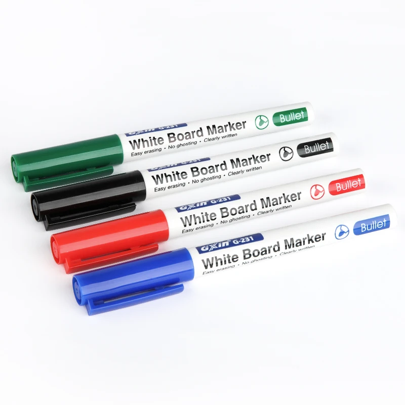 GXIN G-231 multicolor dry erase markers high quality school office whiteboard marker factory price white board marker pen