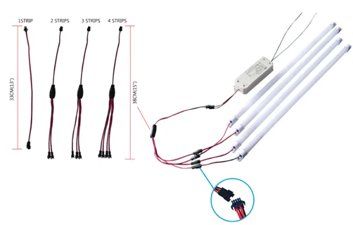 Оптовая продажа DLC + НКТ перечисленных 4ft 18 Вт быстро установка магнетическая LED Troffer дранка заменить лампы дневного
