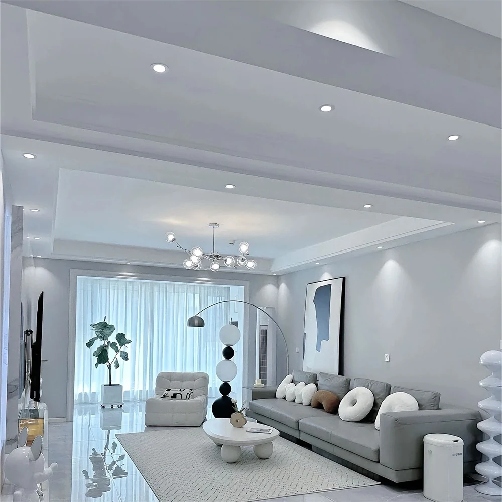 ETL(5004879) certificate led recessed  ceiling light 4inch 9W  panel light with aluminum junction box