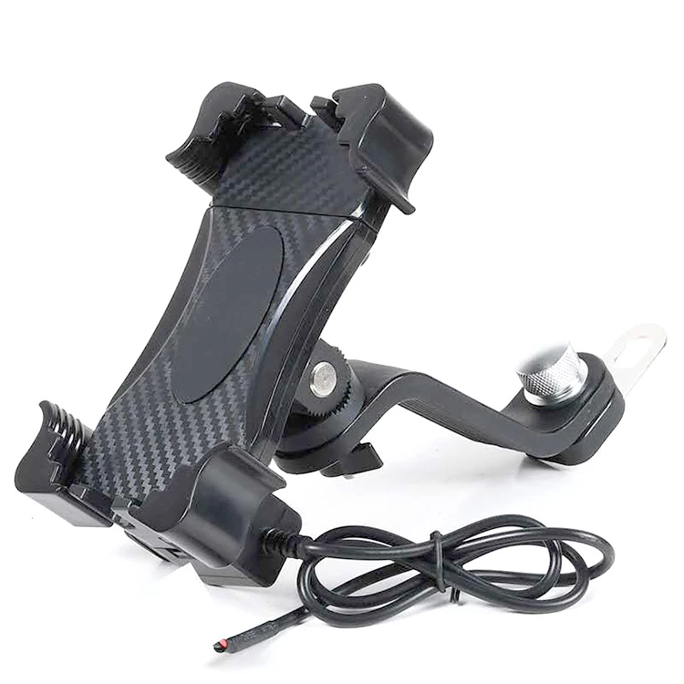 Electric tricycles USB charger phone holder motorcycle phone holder electric bikes atvs phone holder with charger