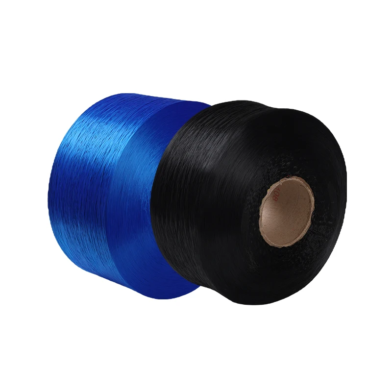 100% PP YARN 1260D FDY SIM RECYCLED BLACK  Multifilament FDY PP Yarn Use For Rope Webbing