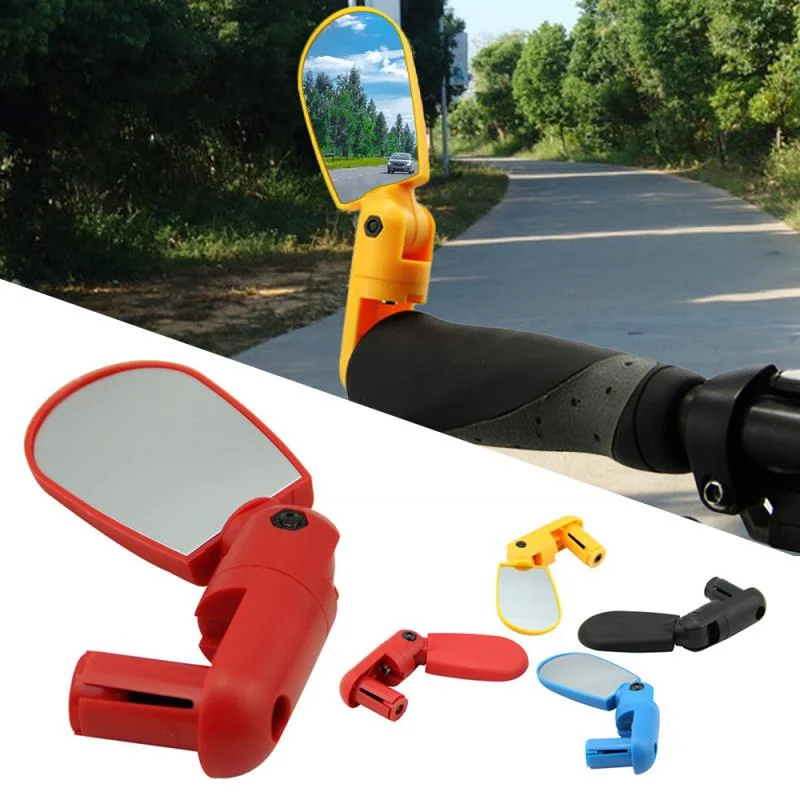 wholesale Hot Sale Cycling Road Mountain Bike Handlebar Wide Angle Rear Rotate View Mirrors