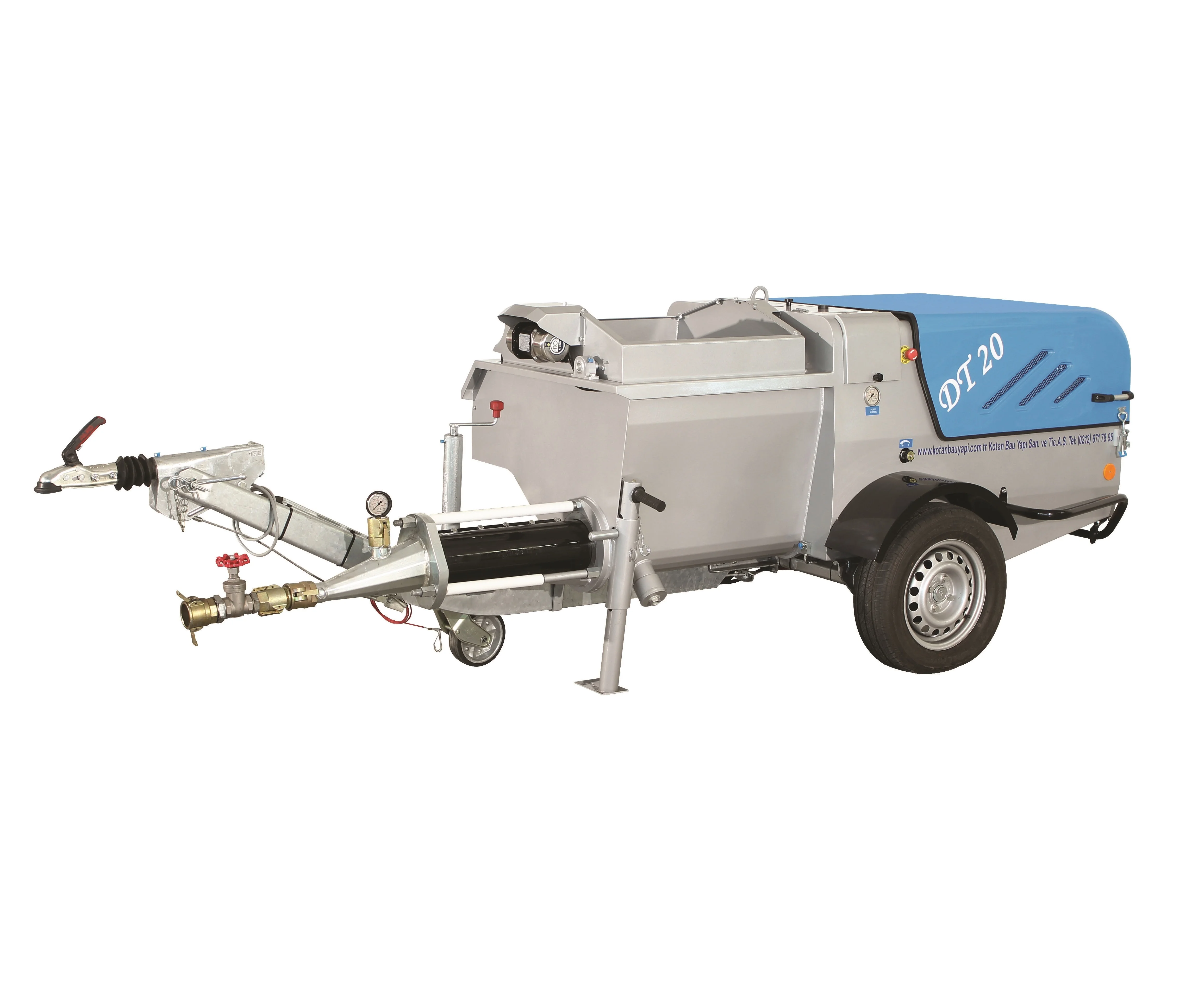Mortel Meister DT 20 Shotcrete / Mortar Transfer Machine (Diesel)