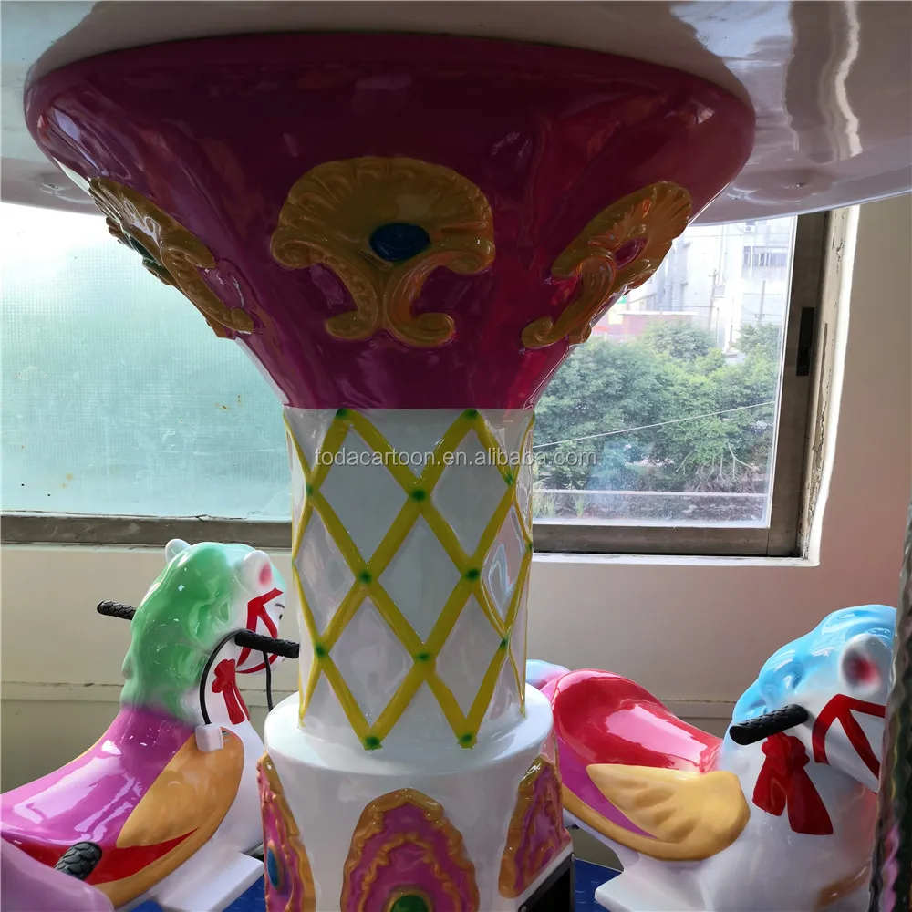 2021 Carousel arcade game machine for amusement park kids 3 players Angel carousel