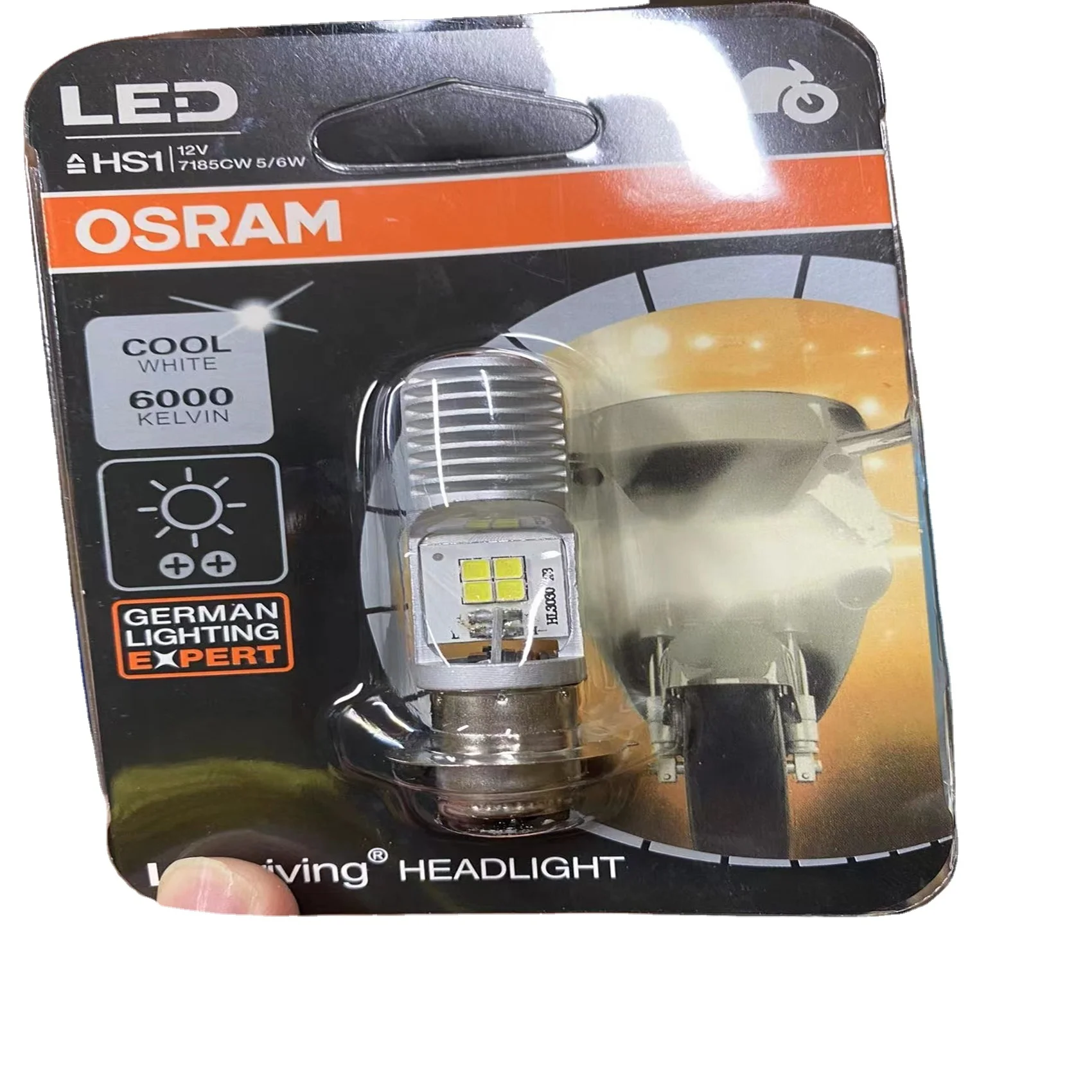 Motorcycle light LED white light T19 small motorcycle light car headlight 6000 KELVIN P15d-25-1 12V L 5/6W