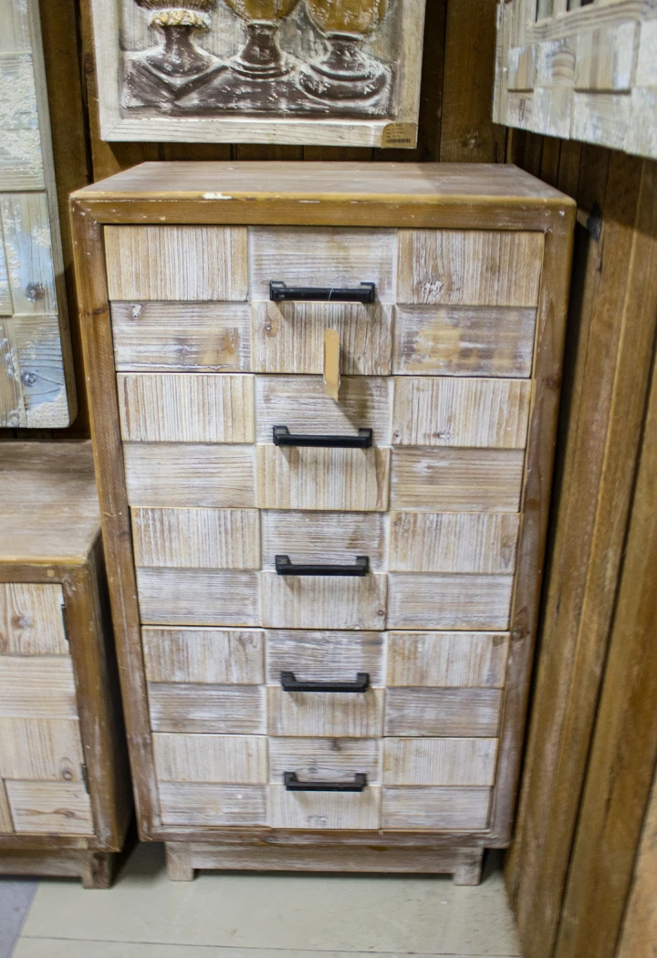 
Wholesale Simple Design Vintage Furniture Cheap 5 Drawer Retro Style Wooden Chest Drawer Cabinet 