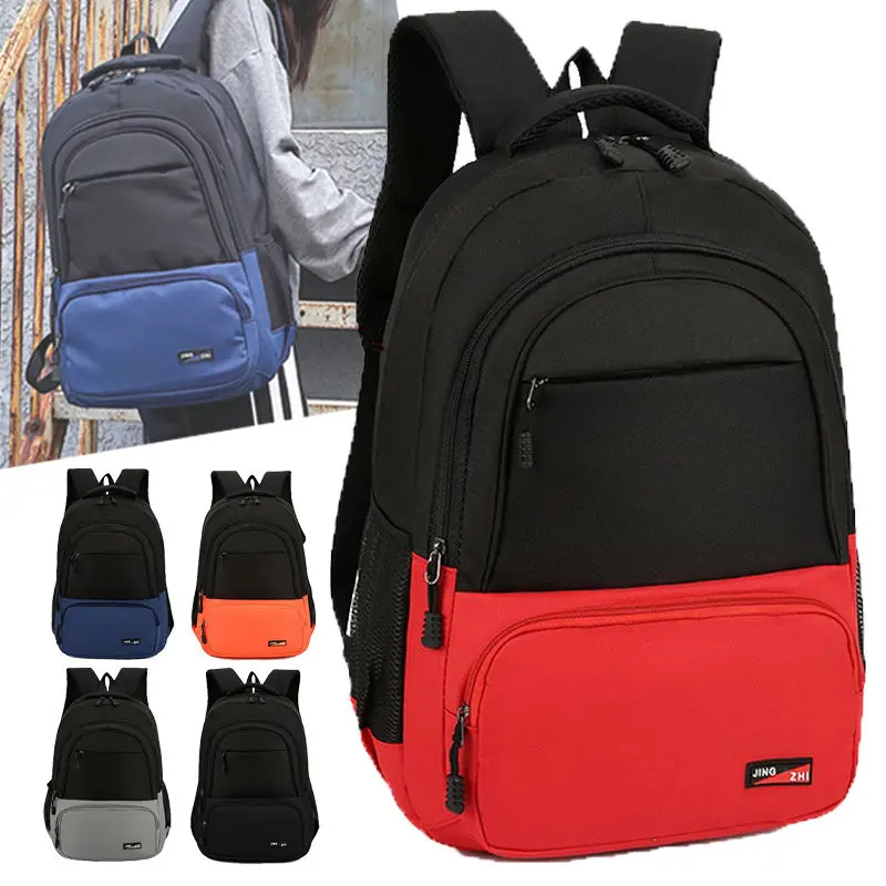 Promotion Oxford Fabric School Backpack Teenagers Anti-Theft Feature Zipper Letter Pattern-Buy Mochilas Escolares Sch