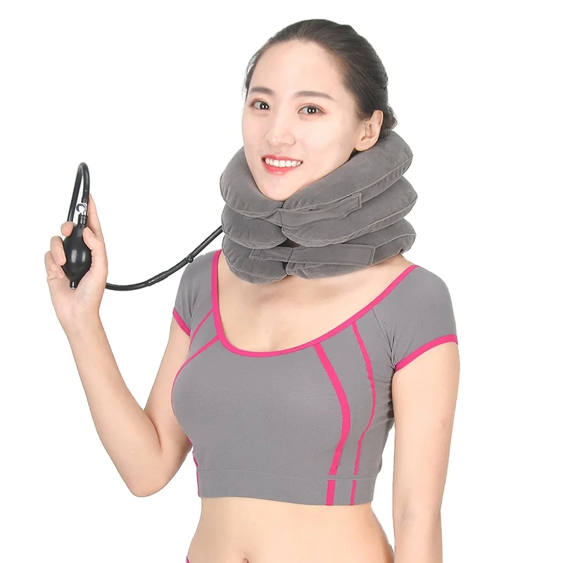 Adjustable  Pinched Nerve Neck Stretcher Cervical Traction Device for Home Pain Treatment/Inflatable Neck Support